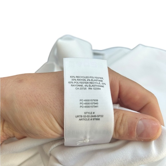 Sunday Best Shirt aritzia tuesday crop womens White preppy academia Size Small - Picture 8 of 9